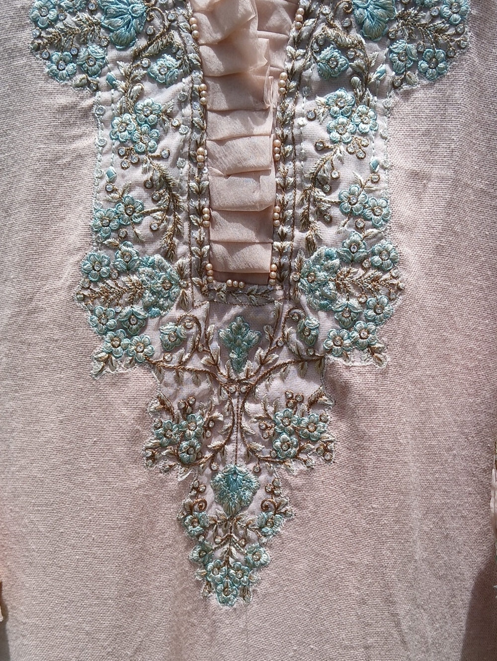 NWT Sari Maria B Indian Dress Tunic Sz M - Picture 3 of 9
